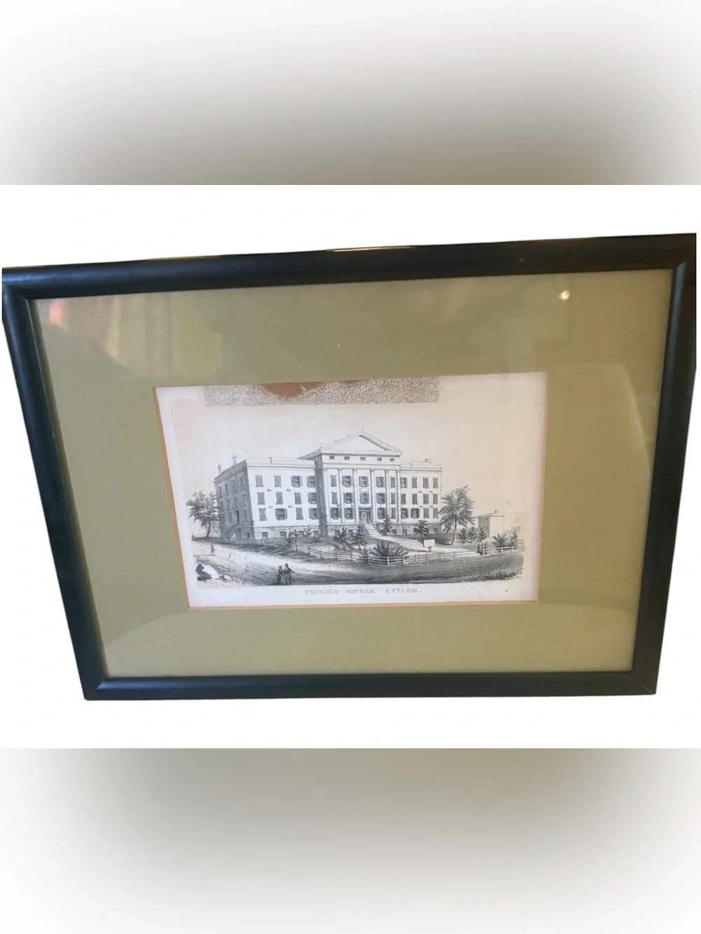 Framed Vintage Orphan Asylum Print MS6